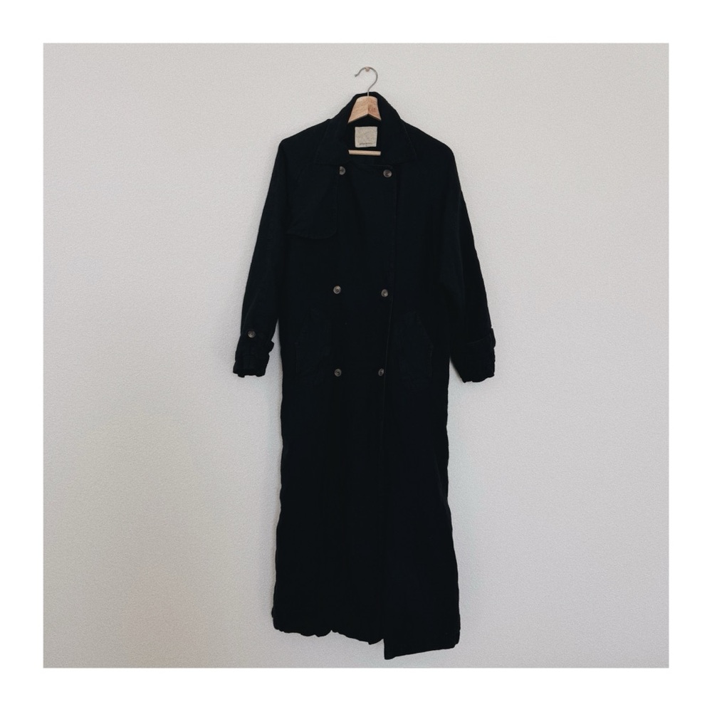 Classic Black Trench Coat